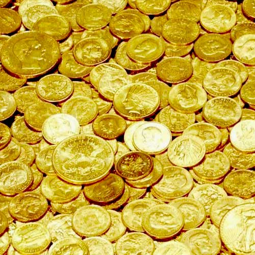 Compramos moedas de ouro